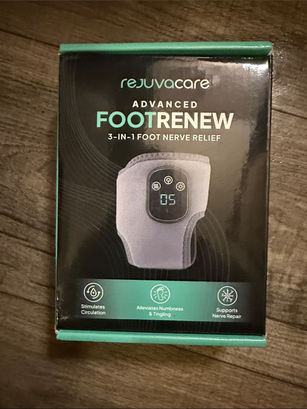 Rejuvacare Advanced FootRenew 3-in-1 Foot Nerve Relief - Gray